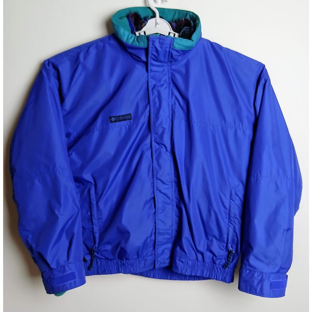 Columbia Bugaboo Fleece Lined Jacket Ski. Men's XL. Blue